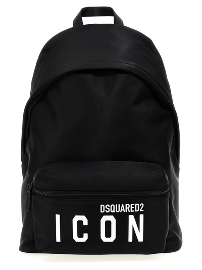 Dsquared2 Be Icon Backpacks Black