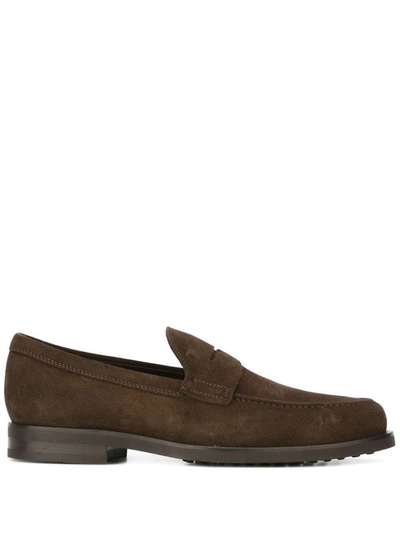 Tod's Zf Formal Loafers In Brown