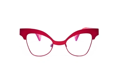 Platoy Eyeglasses In Rosso