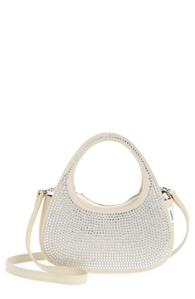 COPERNI MICRO SWIPE CRYSTAL EMBELLISHED BAGUETTE TOP HANDLE BAG