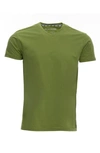 X-ray Solid V-neck Flex T-shirt In Moss