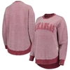 PRESSBOX PRESSBOX CARDINAL ARKANSAS RAZORBACKS PONCHOVILLE PULLOVER SWEATSHIRT