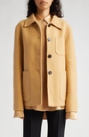 JIL SANDER DOUBLE FACE WOOL FELT SHIRT JACKET