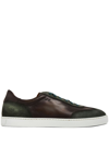 MAGNANNI LACE-UP LEATHER SNEAKERS