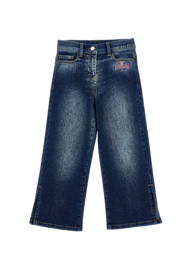 Chiara Ferragni Ferragni Stretch Jeans In Blu Stone Denim