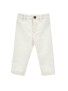 Monnalisa Velvet Trousers With Welt In Birch