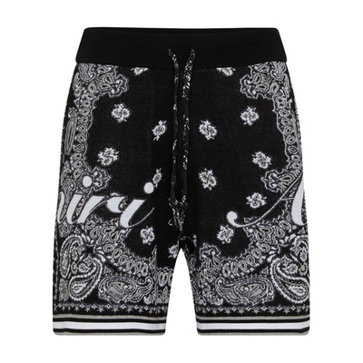 AMIRI COTTON BANDANA SHORT