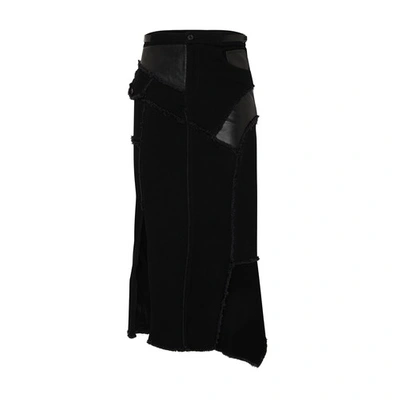 Tom Ford Long Asymmetrical Skirt In Black