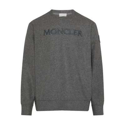 Moncler Sweatshirt In Grey