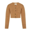 Khaite Lavan Cardigan In Biscotti