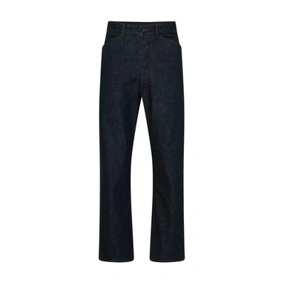 Lemaire Curved Pants In Denim_indigo