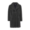 Apc Nicolette Coat In Heather_grey