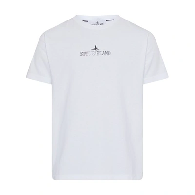 Stone Island Short-sleeved T-shirt In White