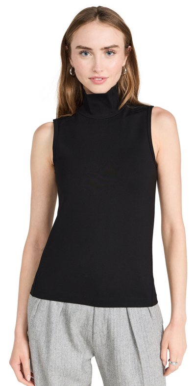 Rag & Bone Irina Ponte T Neck Tank In Black