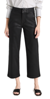 PAIGE NELLIE TROUSERS BLACK FOG LUXE COATING