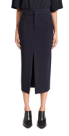 Isabel Marant Box-pleat Pencil Skirt In Black