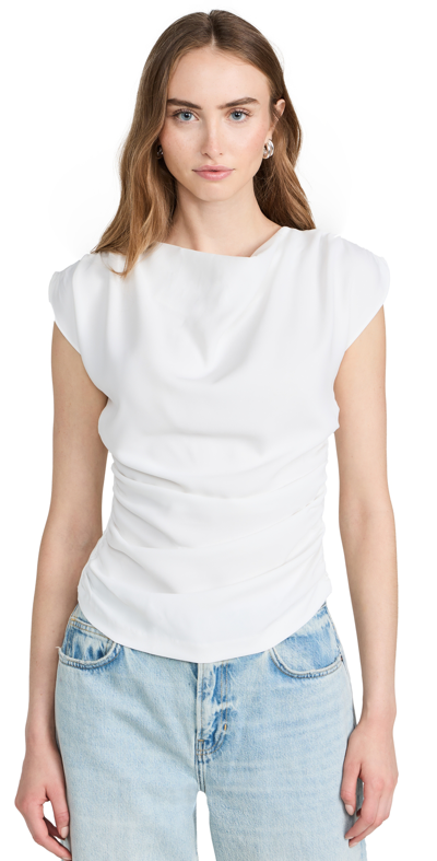 Amanda Uprichard Fersia Top In Ivory