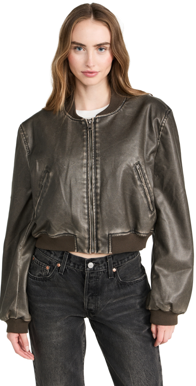 Lioness Allure Bomber In Charcoal