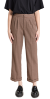 PAIGE JIA TROUSERS ROSEWOOD