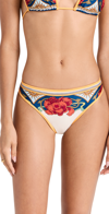 La Doublej Tropical-print Bikini Bottoms In Foulard Liberty (piazzato)