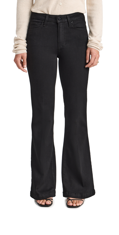Paige Genevieve Petite Jeans In Black Shadow