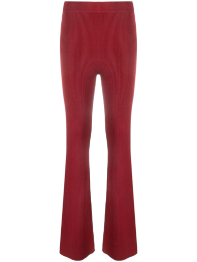 Patrizia Pepe Bootcut-hose In Red
