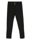 Barrow Smiley-face Elasticated-waistband Leggings In Black