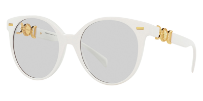 Versace Woman Sunglass Ve4442 In Photo Grey