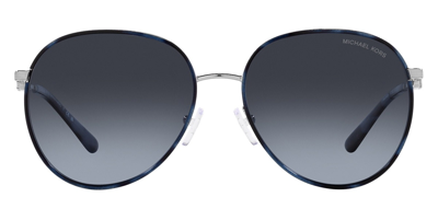 Michael Kors Woman Sunglass Mk1128j Empire Aviator In Blue