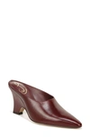 Sam Edelman Vonn Pointed Toe Mule In French Burgundy
