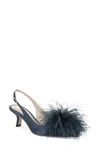 SAM EDELMAN BIANKA FEATHER SLINGBACK PUMP