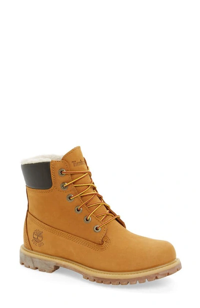 Timberland 6 Inch Waterproof Boot In Gold