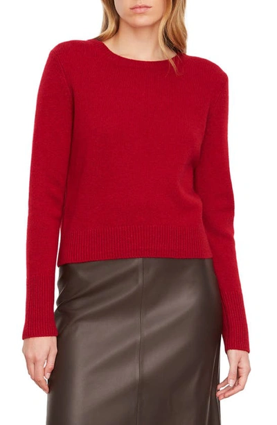 Vince Cashmere Sweater In Red