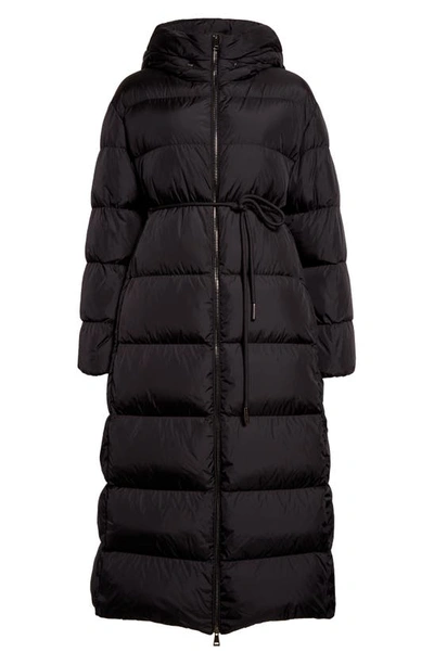 Moncler Bondree Padded Hooded Coat In 999 Black