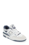 New Balance Kids' 550 Basketball Sneaker In White/ Vintage Indigo