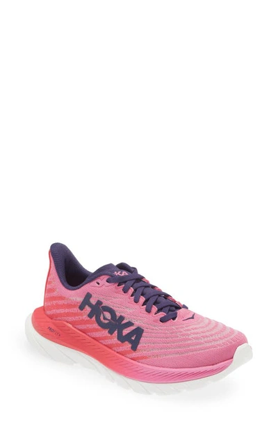 Hoka Mach 5 Running Shoe In Raspberry