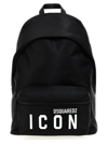 DSQUARED2 BE ICON BACKPACKS BLACK