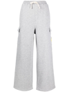 JOSHUA SANDERS SMILEY-FACE TRACK TROUSERS