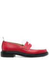THOM BROWNE CLASSIC PENNY LEATHER LOAFERS