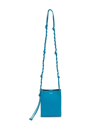 JIL SANDER PEACOCK BLUE TANGLE SMALL SHOULDER BAG
