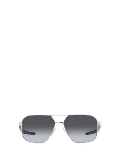 Prada Linea Rossa Man Sunglasses Ps 55ws In Polar Grey Gradient