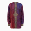 Pierre-louis Mascia Pierre Louis Mascia Printed Silk Shirt In 509929/101