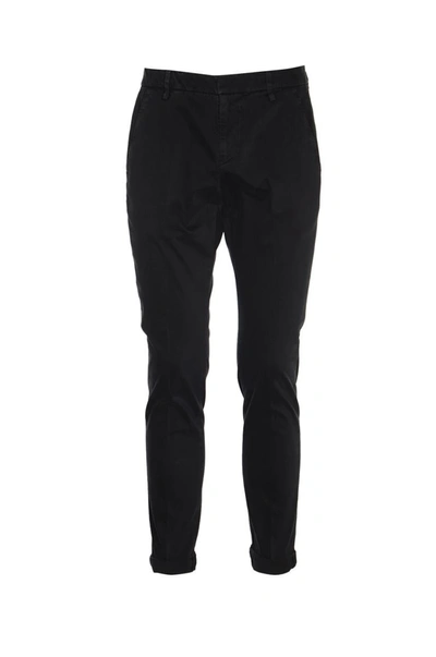 Dondup Fitted Trousers In Black