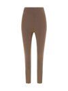 The Andamane Holly Leggings Beige In Marron Glace