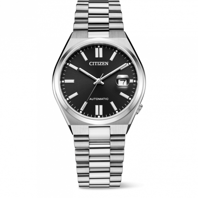 Pre-owned Citizen Men's Black Dial Automatic Watch - Nj0150-81e