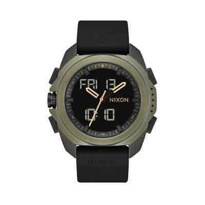 Pre-owned Nixon "ripley" Watch (surplus/black) Sport Digital Analog Rubberized Watch