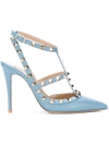 Valentino Garavani Rockstud Pumps - Blue In Blue