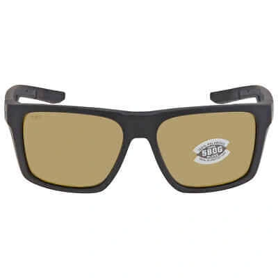 Pre-owned Costa Del Mar Lido Sunrise Silver Mirror Polarized Glass Men's Sunglasses 6s9104