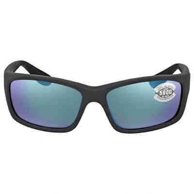 Pre-owned Costa Del Mar Jose Green Mirror Polarized Glass Men's Sunglasses Jo 98 Ogmglp 62