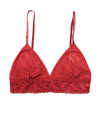 Hanky Panky Signature Lace Padded Bralette In Red